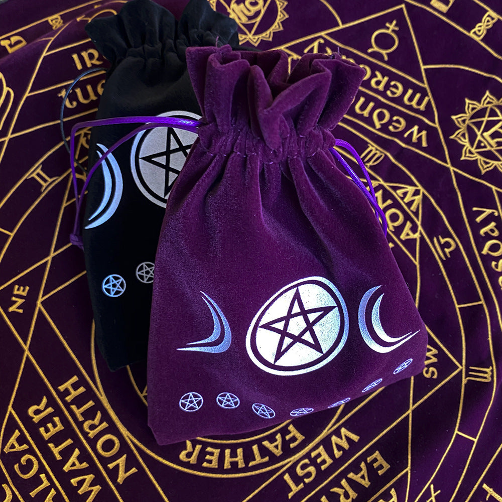 Pentagram velvet token pouch - PREORDER (ships in September)