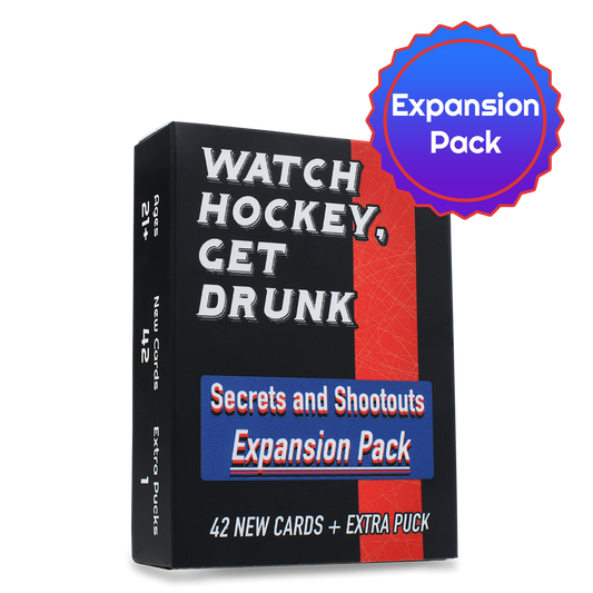 Secrets and Shootouts EXPANSION PACK for Watch Hockey, Get Drunk - PREORDER