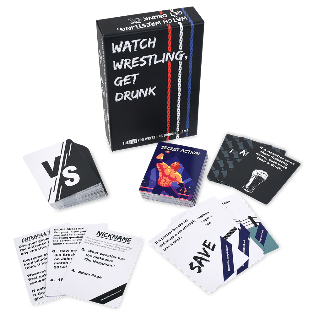 Watch Wrestling, Get Drunk - PREORDER (ships in July)
